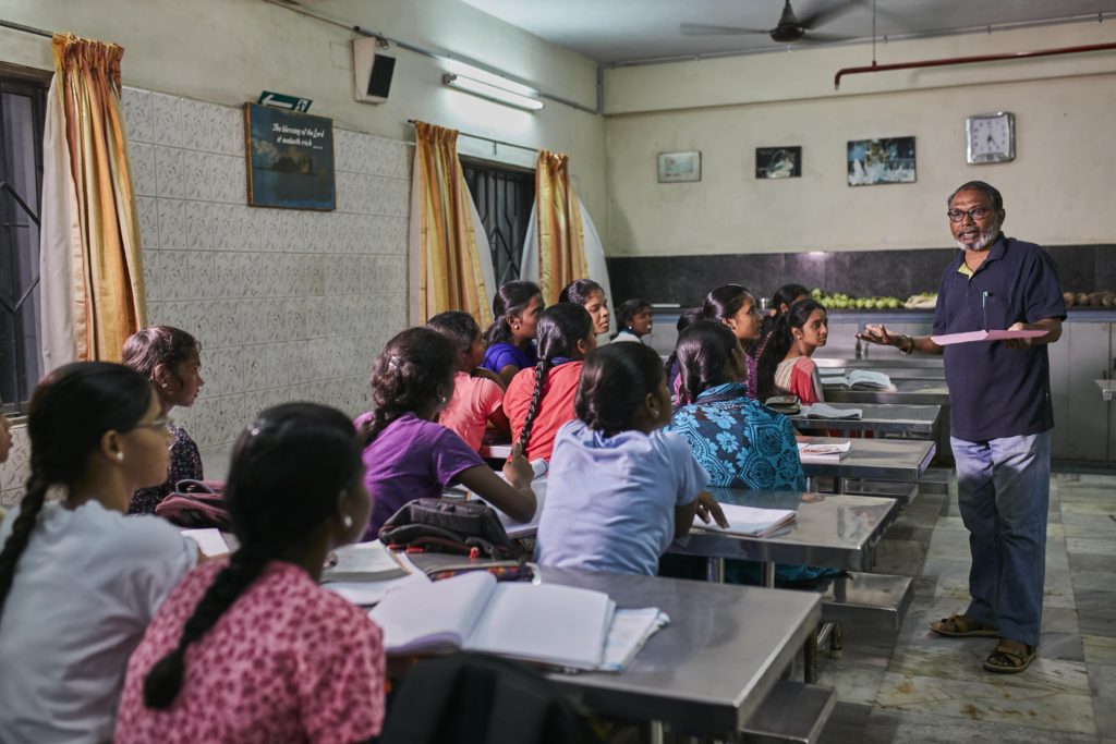 Girls who appear for their board exam get access to specialized coaching.