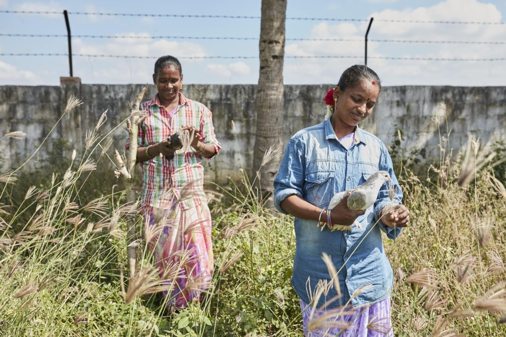 Young girls too are encouraged to venture into farming as a means of sustaining themselves.