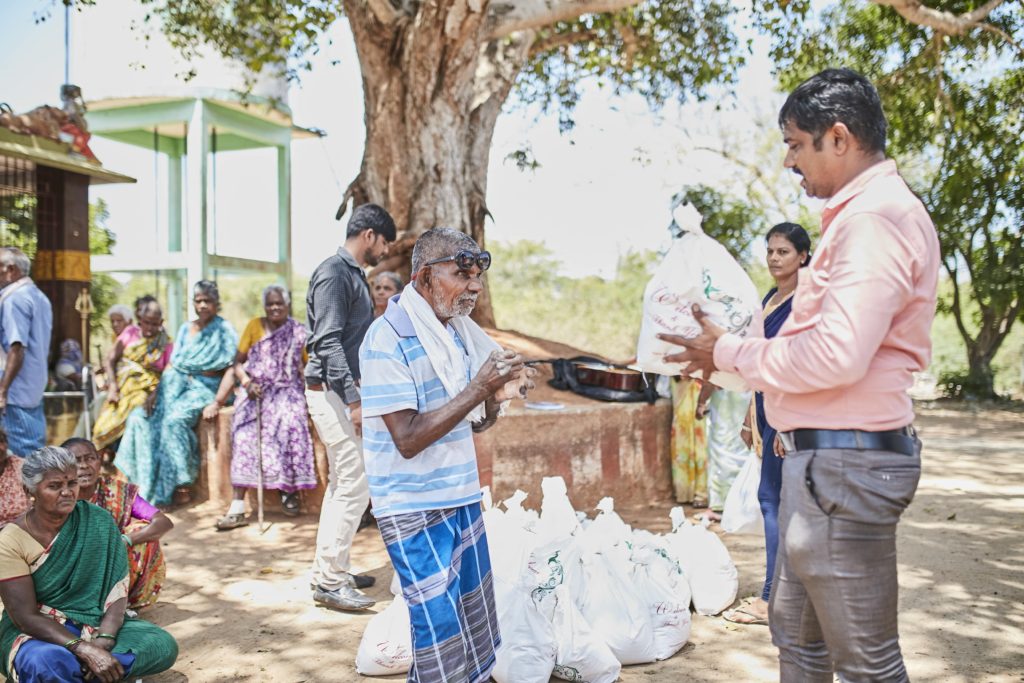 Survivors of leprosy and their families find it extremely difficult to combat stigma. Inhabitants from the leprosy colony also find it difficult to find work. Ration distribution is an effective means to ensure that they get access to basic necessities.