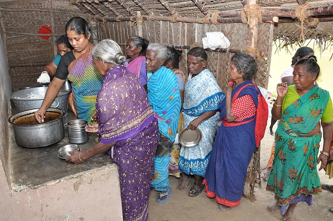 Daily meals are provided to those who are extremely vulnerable and have no means of supporting themselves.