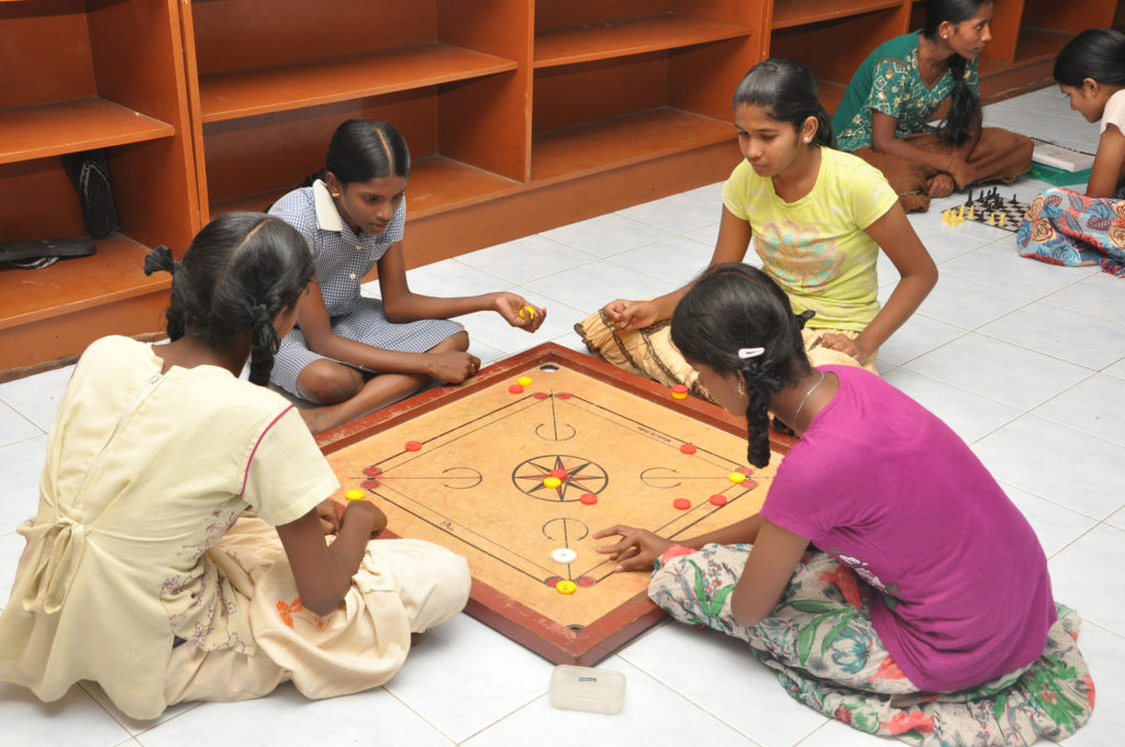 Indoor games are reserved for after school hours, before bedtime and weekends.